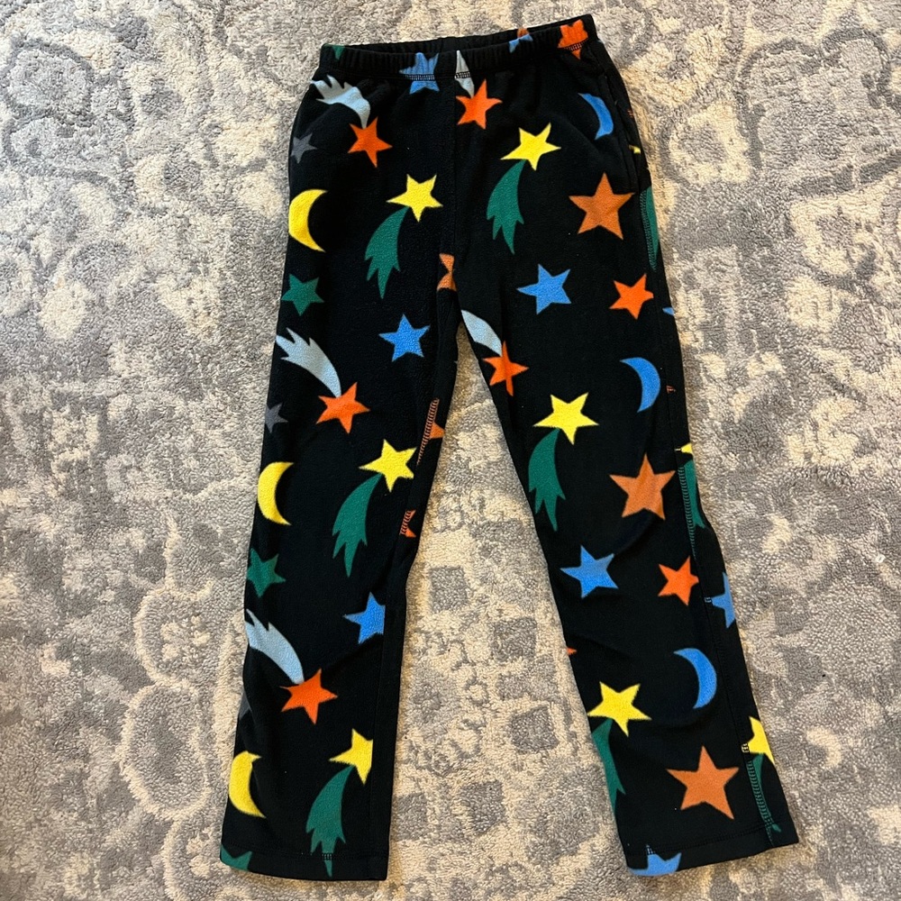 Hanna Andersson casual comfy fleece star pants